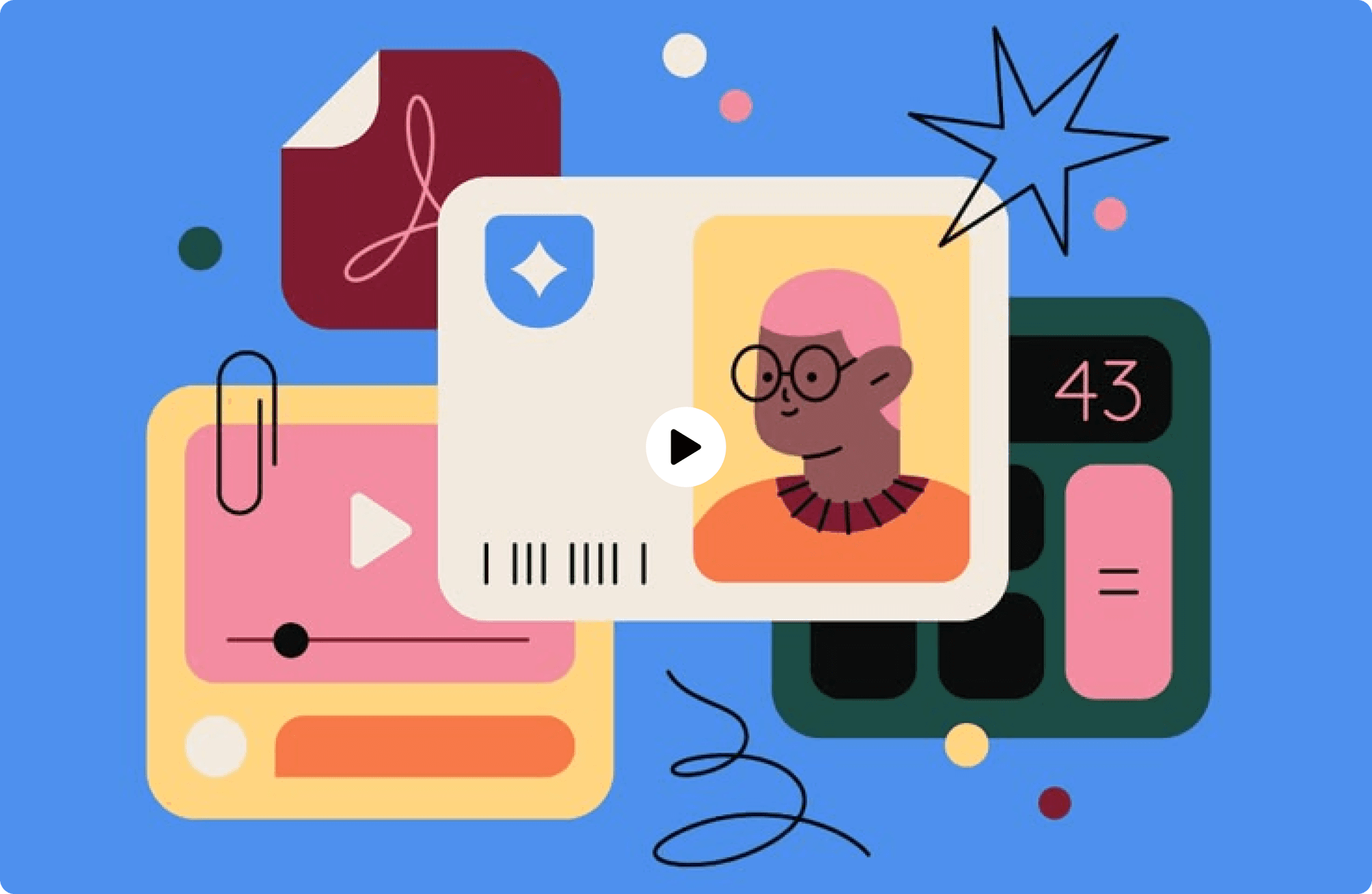 College features illustration
